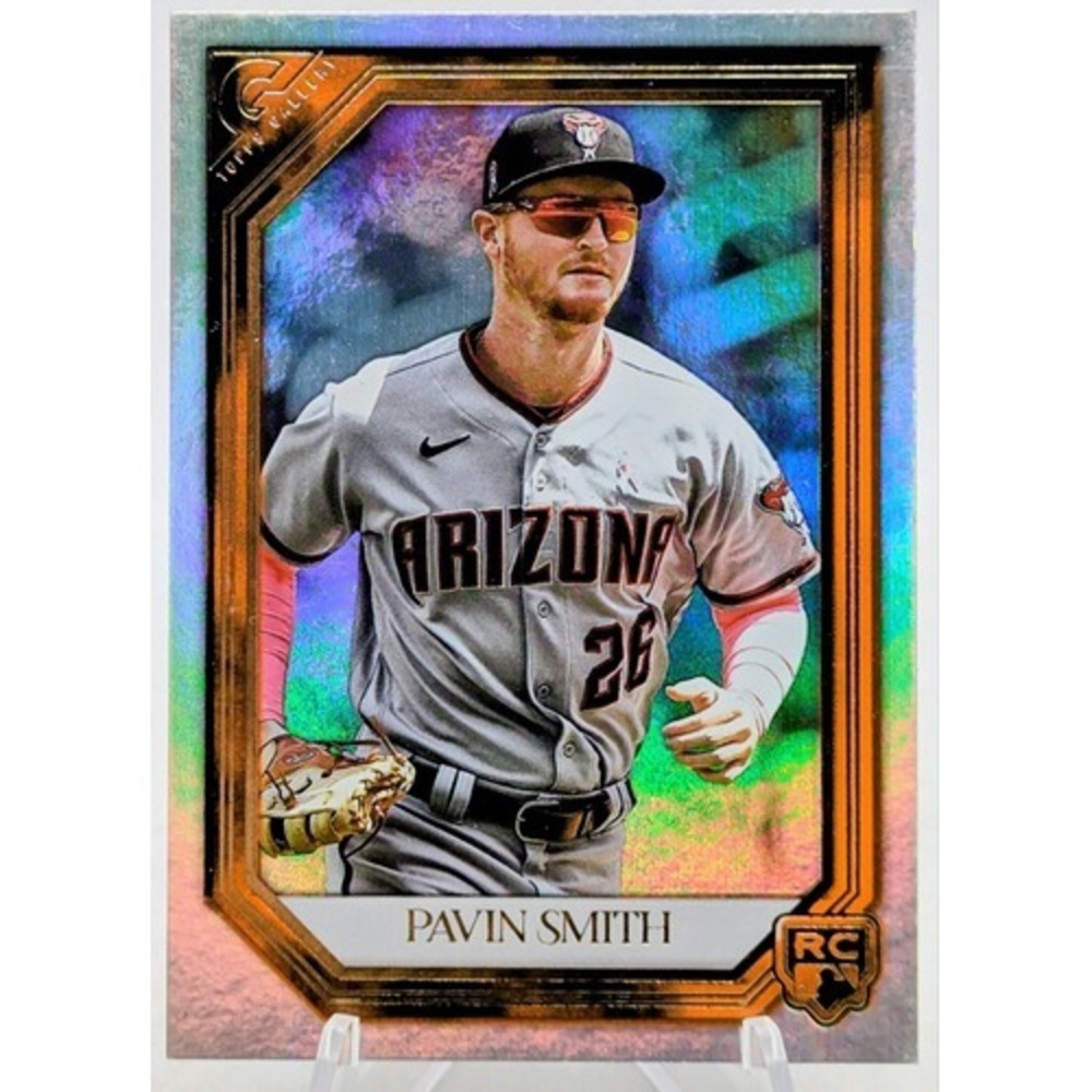 2021 Topps Gallery Gold Rainbow Foil Pavin Smith RC #57 Arizona Diamondbacks /25